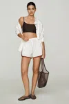 L*space Rune Shorts In White
