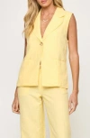 L*space Lspace San Marco Cover-up Vest In Yellow