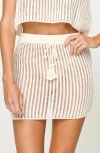 L*space Lspace Sandar Cotton Cover-up Shorts In Cream