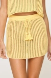 L*space Lspace Sandar Cotton Cover-up Shorts In Daisy