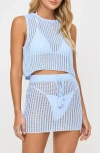 L*space Lspace Sander Open Stitch Cover-up Tank