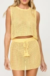 L*space Lspace Sander Open Stitch Cover-up Tank In Daisy