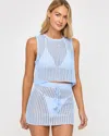 L*space Sander Top In Blue