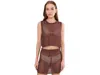 L*space Sander Top In Burgundy