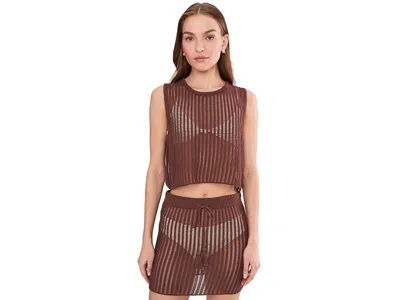 L*space Sander Top In Cafe