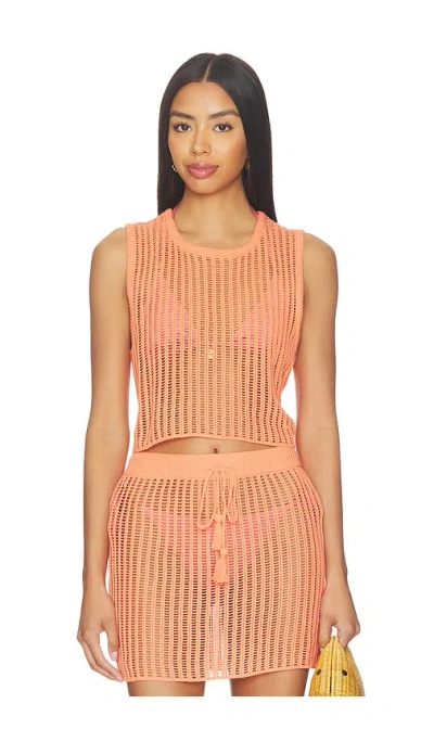 L*space Sander Top In Orange