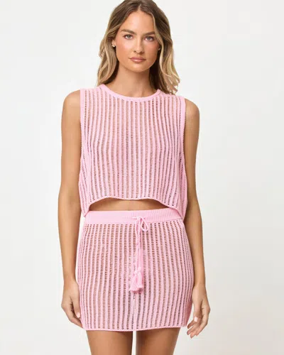 L*space Sander Top In Rosewater