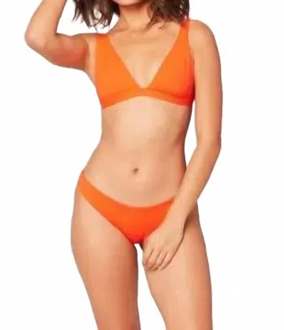L*space Sandy Bikini Bottom In Poppy In Orange