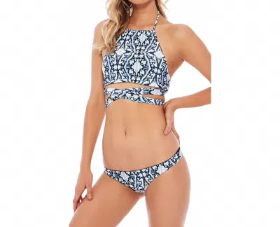 L*space Sandy Itsy Reversible Bikini Bottom In Navy In Blue