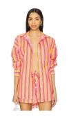 L*space Santa Cruz Tunic In Bondi Babe Stripe