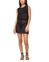 L*space Lspace Sander Open Stitch Cover-up Tank In Black