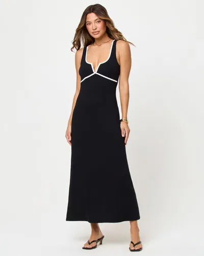 L*space Lspace Sayge Maxi Cover-up Dress In Black