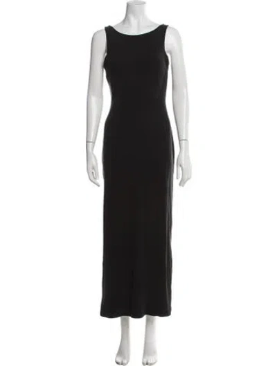 Pre-owned L*space Scoop Neck Long Dress In Blue
