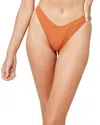 L*space Seamless Cabana Bikini Bottom In Orange