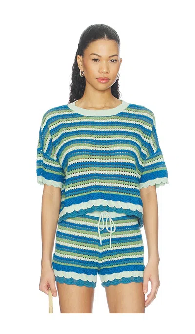 L*space Seas The Day Top In Tropicoast Stripe