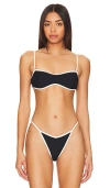 L*space Lspace Elle Bitsy Bikini Bottoms In Black