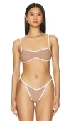 L*space Selena Swim Top In Saddle & Cream