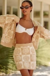 L*space Shell Be There Sweater Mini Skirt