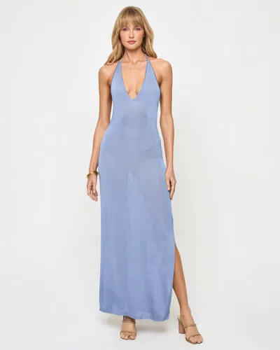 L*space Shine All Night Dress In Blue