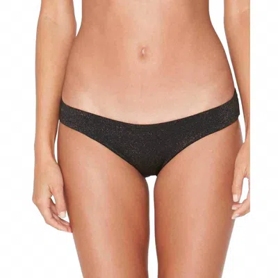 L*space Shine On Me Sandy Reversible Classic Bikini Bottom In Black
