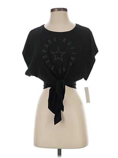 Pre-owned L*space Short Sleeve T-shirt In Black