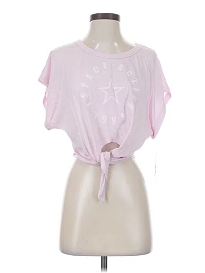 Pre-owned L*space Short Sleeve T-shirt In Pink