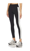 L*space Sidelines Legging In 黑色&奶油色