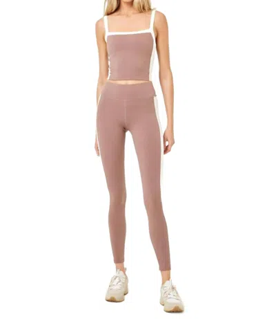 L*space Sidelines Legging In Fawn/cream In Neutral