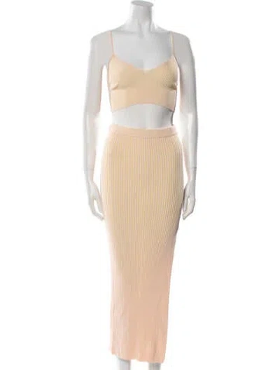 Pre-owned L*space Skirt Set In Orange