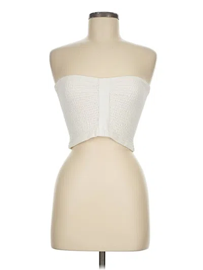 Pre-owned L*space Sleeveless Blouse In Ivory