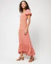 L*space Smocked Maxi Dress In Daisy Print In Pink