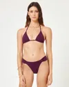 L*space Sofia Bikini Top In Burgundy