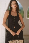 L*space Sofie Linen Vest Top In Black