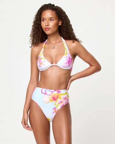 L*space Soleil Bikini Bottom In Hibiscus And Plumeria Oh My