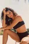 L*space Soleil Textured Bikini Bottoms In Black