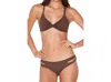L*space Solid Estella Full Bikini Bottom In Chocolate In Brown