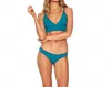 L*space Solid Olivia Bikini Top In Mediterranean In Blue