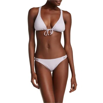 L*space Solid Sly Bikini Bottom In Amethyst In White