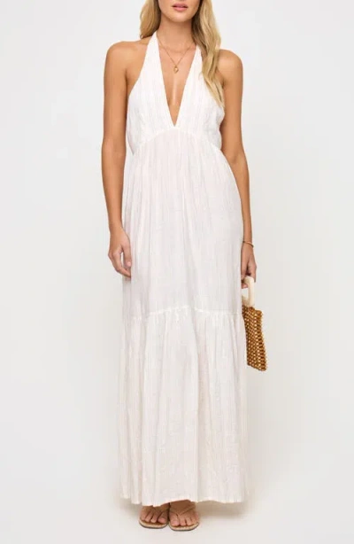 L*space Lspace Soller Halter Maxi Dress