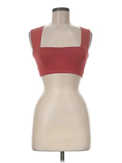 Pre-owned L*space Sports Bra In Red
