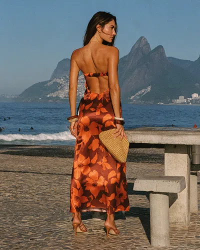 L*space Spring In Love Dress In Cocobolo