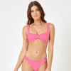 L*space Lspace Stella Underwire Bikini Top In Cosmo