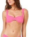 L*space Lspace Stella Underwire Bikini Top In Pink