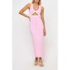 L*space Lspace Steph Cutout Cover-up Midi Dress In Pink