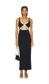 L*space Steph Cutout Midi Dress In Black