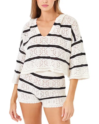 L*SPACE L*SPACE STRIPED DIAMOND EYES HOODIE