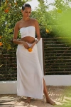 L*space Summer Feels Drawstring Waist Skirt In Beige