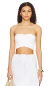 L*space Summer Feels Tube Top In 奶油色