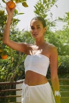 L*space Summer Feels Tube Top In Beige