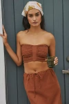L*space Summer Feels Tube Top In Brown